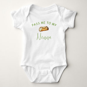 Italienisches Nonna Baby-Shirt Baby Strampler