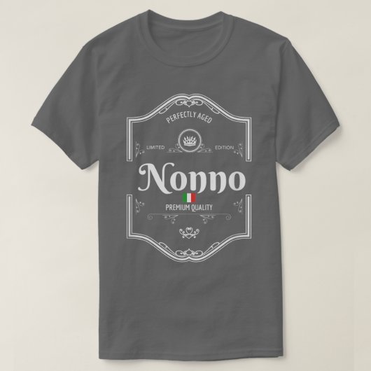 Italienisches Nonno, perfekt gealtert T-Shirt (Design vorne)