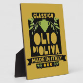 Italienisches Olivenöl Kochen Fotoplatte (Seite)