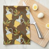 Italienisches Olivenöl Küchentuch (Viertel Falte)