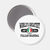 Italienisches Oma Magnet (Vorderseite/Rückseite)
