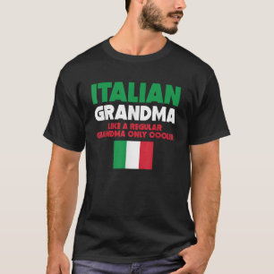 Italienisches Oma Shirt Funny Grandeltern Day Shir