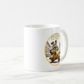 Italienisches Paar auf Roller Kaffeetasse (VorderseiteRechts)