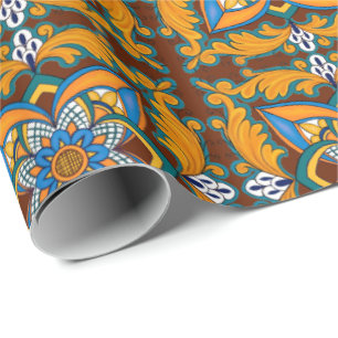 Italienisches Papier für die Fliesengestaltung Geschenkpapier