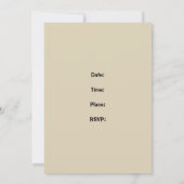 Italienisches Party Einladung (Rückseite)