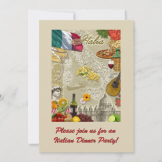 Italienisches Party Einladung