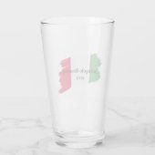 Italienisches Party Glas (Rückseite)