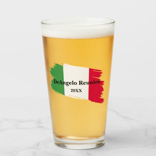 Italienisches Party Glas (Vorne (Gefüllt))