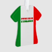 Italienisches personalisiertes ornament (Vorderseite)