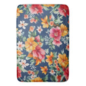 Italienisches Phantastisches Sommerlicht-Blumenmus Badematte (Vorderseite Vertikal)