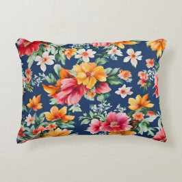 Italienisches Phantastisches Sommerlicht-Blumenmus Dekokissen