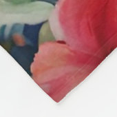 Italienisches Phantastisches Sommerlicht-Blumenmus Fleecedecke (Ecke)