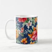 Italienisches Phantastisches Sommerlicht-Blumenmus Kaffeetasse (Links)