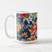 Italienisches Phantastisches Sommerlicht-Blumenmus Kaffeetasse (Links)