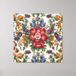 Italienisches Phantastisches Sommerlicht-Blumenmus Leinwanddruck