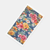 Italienisches Phantastisches Sommerlicht-Blumenmus Serviette (Ecke)
