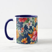 Italienisches Phantastisches Sommerlicht-Blumenmus Tasse (Links)