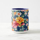 Italienisches Phantastisches Sommerlicht-Blumenmus Tasse (Zentrum)