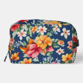 Italienisches Phantastisches Sommerlicht-Blumenmus Waschbeutel (Rückseite)