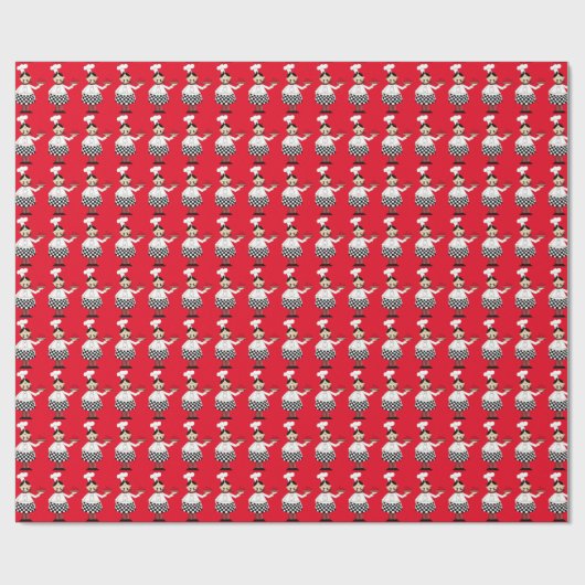 Italienisches Pizza-Koch-Packpapier Geschenkpapier (Flach)