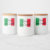 Italienisches Pizza Mehl Jar Label - Pizza Koch pr Lebensmitteletikett (Flaschen)
