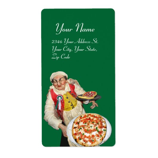 ITALIENISCHES PIZZA - Rot-Grün (Vorne)