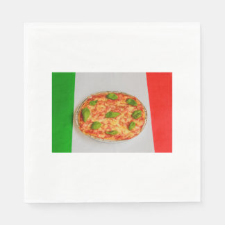ITALIENISCHES PIZZA-WEISSES MITTAGESPAPIER NAPKINS SERVIETTE