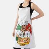 Italienisches Pizzaiolo-Schürzenblatt mit italieni Schürze (InSitu)