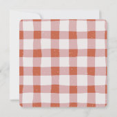 Italienisches Pizzathema jedes Jahr Geburtstag Einladung (Rückseite)