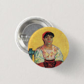 Italienisches Portraitgemälde Vincent van Gogh Button (Vorne & Hinten)
