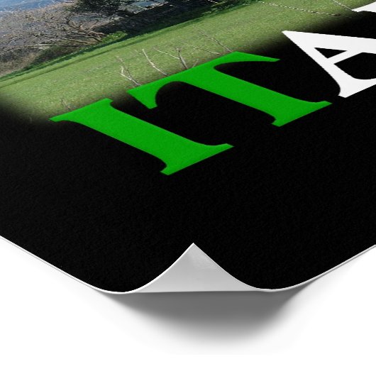 Italienisches Poster (Ecke)