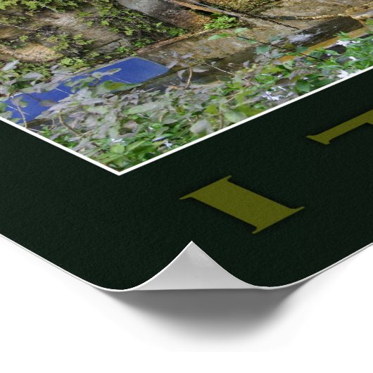 Italienisches Poster (Ecke)