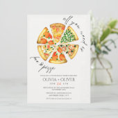 Italienisches Probe-Dinner Einladung (Stehend Vorderseite)