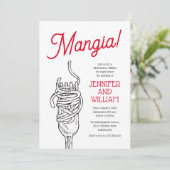 Italienisches Probe Einladung (Stehend Vorderseite)