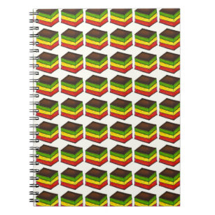 Italienisches Rainbow 7 Sieben Layer Tricolor Flag Notizblock