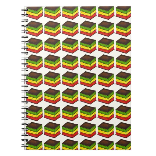 Italienisches Rainbow 7 Sieben Layer Tricolor Flag Notizblock (Vorderseite)