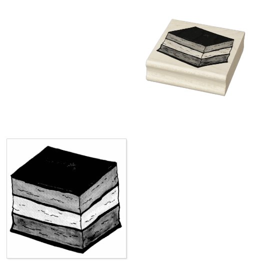 Italienisches Rainbow Sieben Schicht Weihnachtskoh Gummistempel (Stempel)