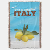 Italienisches Reiseplakat Decke (Vorderseite Vertikal)