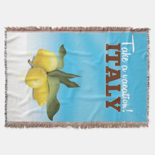 Italienisches Reiseplakat Decke (Vorderseite)