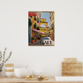 Italienisches Reiseplakat Poster (Küche)