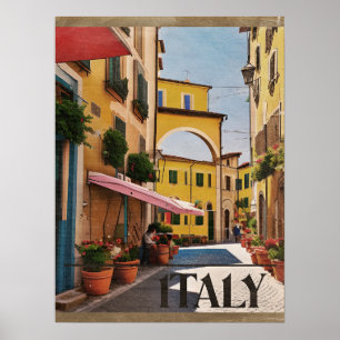 Italienisches Reiseplakat Poster