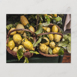 Italienisches Restaurant-Brot, Wein, Bouganvillas Postkarte