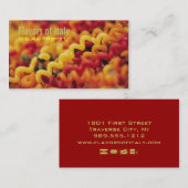 Italienisches Restaurant Business Cards Visitenkarte (Vorne/Hinten)