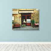 Italienisches Restaurant Leinwanddruck (Insitu (Holzboden))