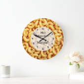 Italienisches Restaurant Pasta Thema Große Wanduhr (Zuhause)
