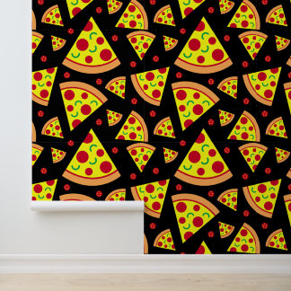 Italienisches Restaurant Pepperoni Pizza Tapete