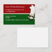 Italienisches Restaurant Visitenkarte (Vorne/Hinten)