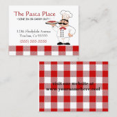 Italienisches Restaurant Visitenkarte (Vorne/Hinten)