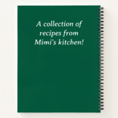 Italienisches Rezept-Buch Notizblock (Rückseite)