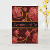 Italienisches Romance Denken an Sie Pensando ein Karte (Gelbe Blume)